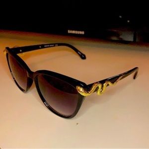 ISO Foster Grant Gold Snake Sunglasses